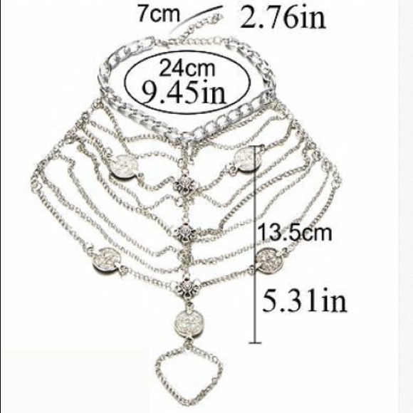 Vintage boho beach sandal foot&ankle chain - Picture 8 of 8